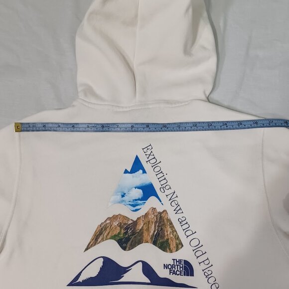 The North Face Mens Places We Love Pullover Hoodie Garden White Size Small Soft - Picture 13 of 16